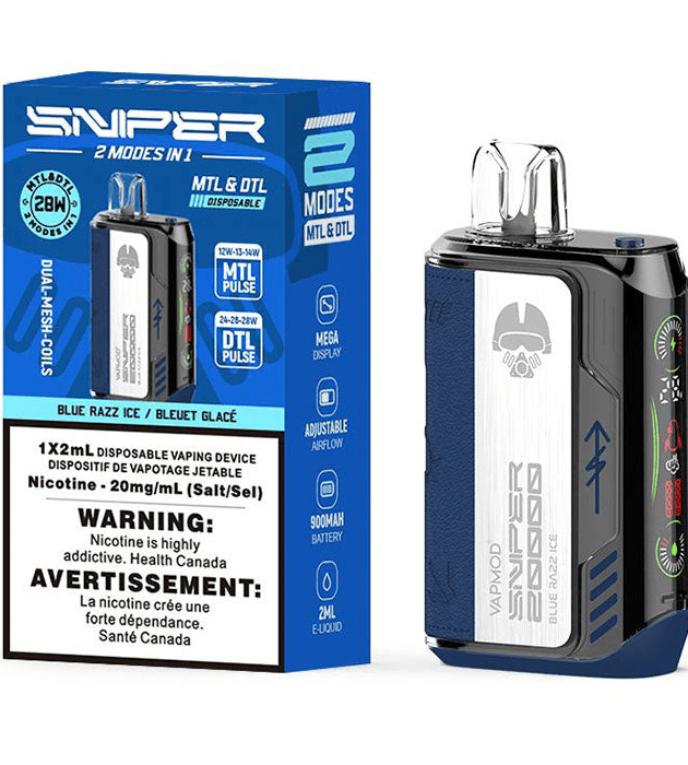 Sniper Blue razz ice