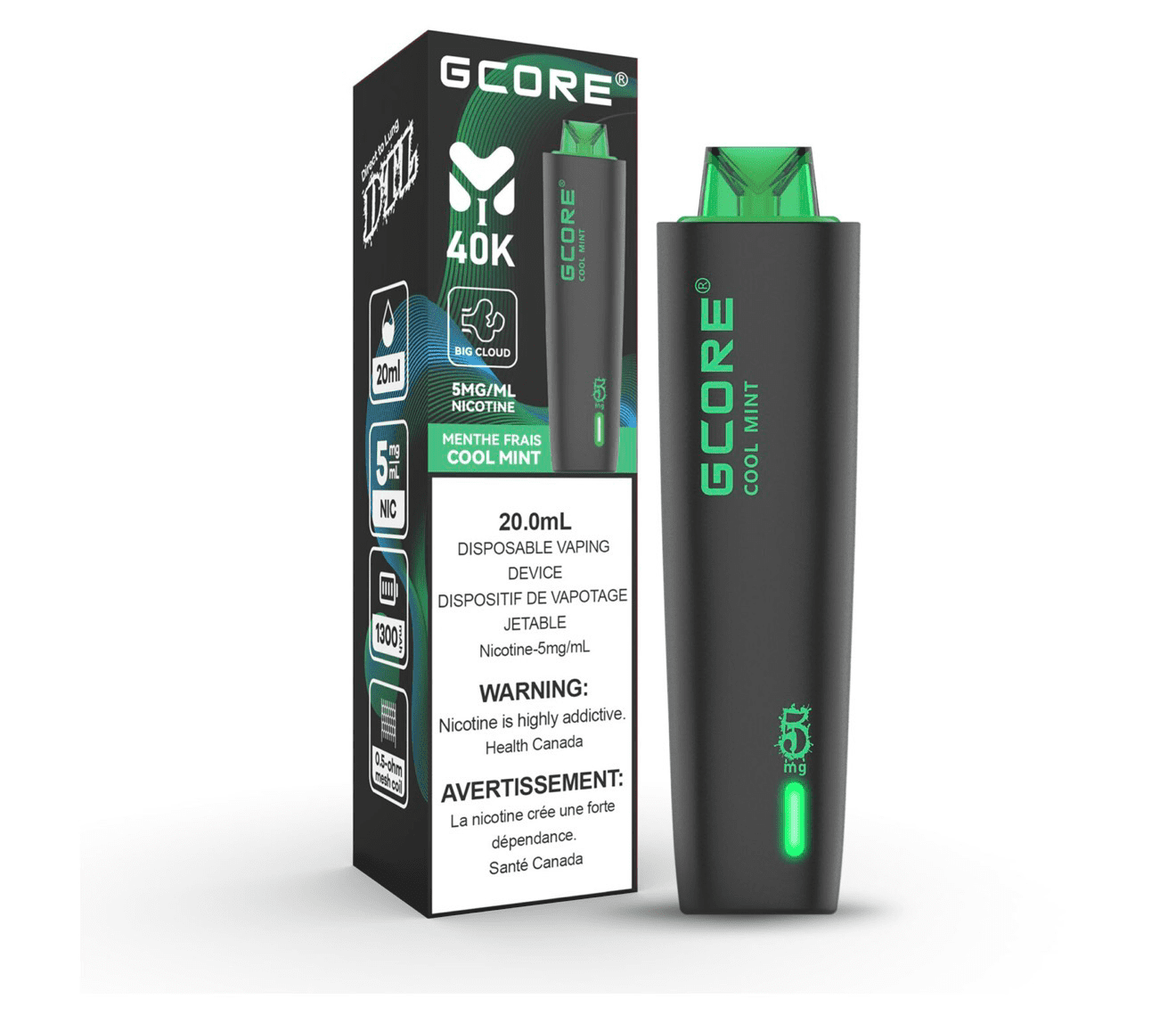 G-Core DTL ( Hookah Vape ) Cool Mint