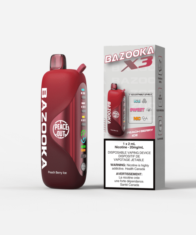 BAZOOKA X3 Peach Berry Ice