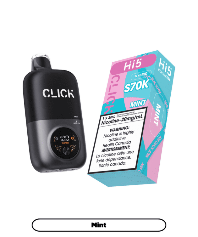 HI5 Click S70K Puffs Hybrid Grape ice
