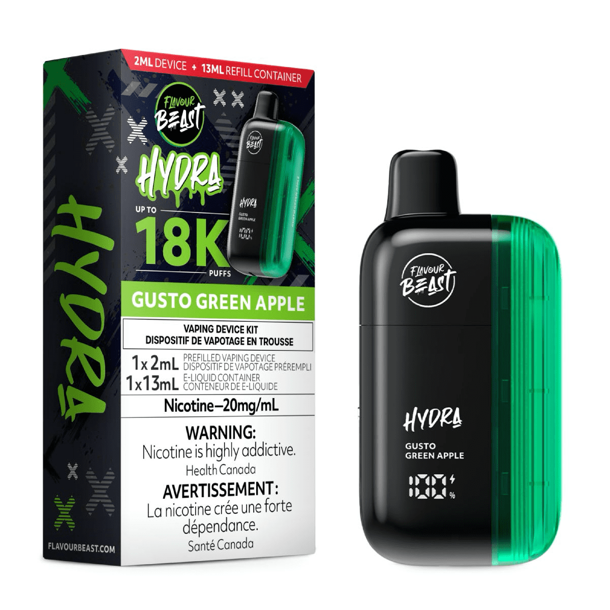 Beast Hydra 18K GUSTO GREEN APPLE