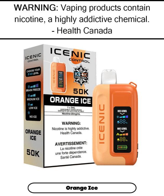 ICENIC : 50k ORANGE ICE