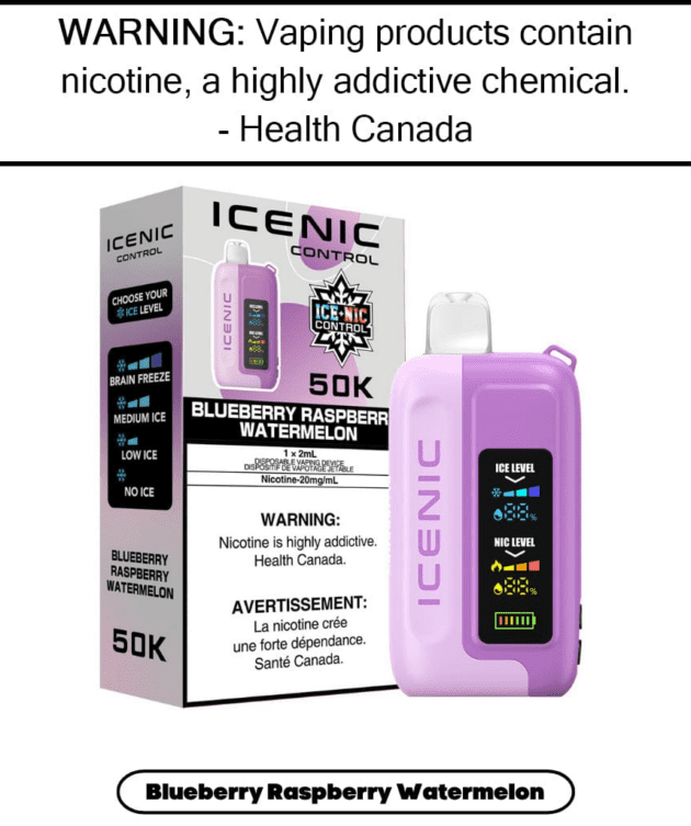 ICENIC : 50k BLUEBERRY RASPBERRY WATERMELON