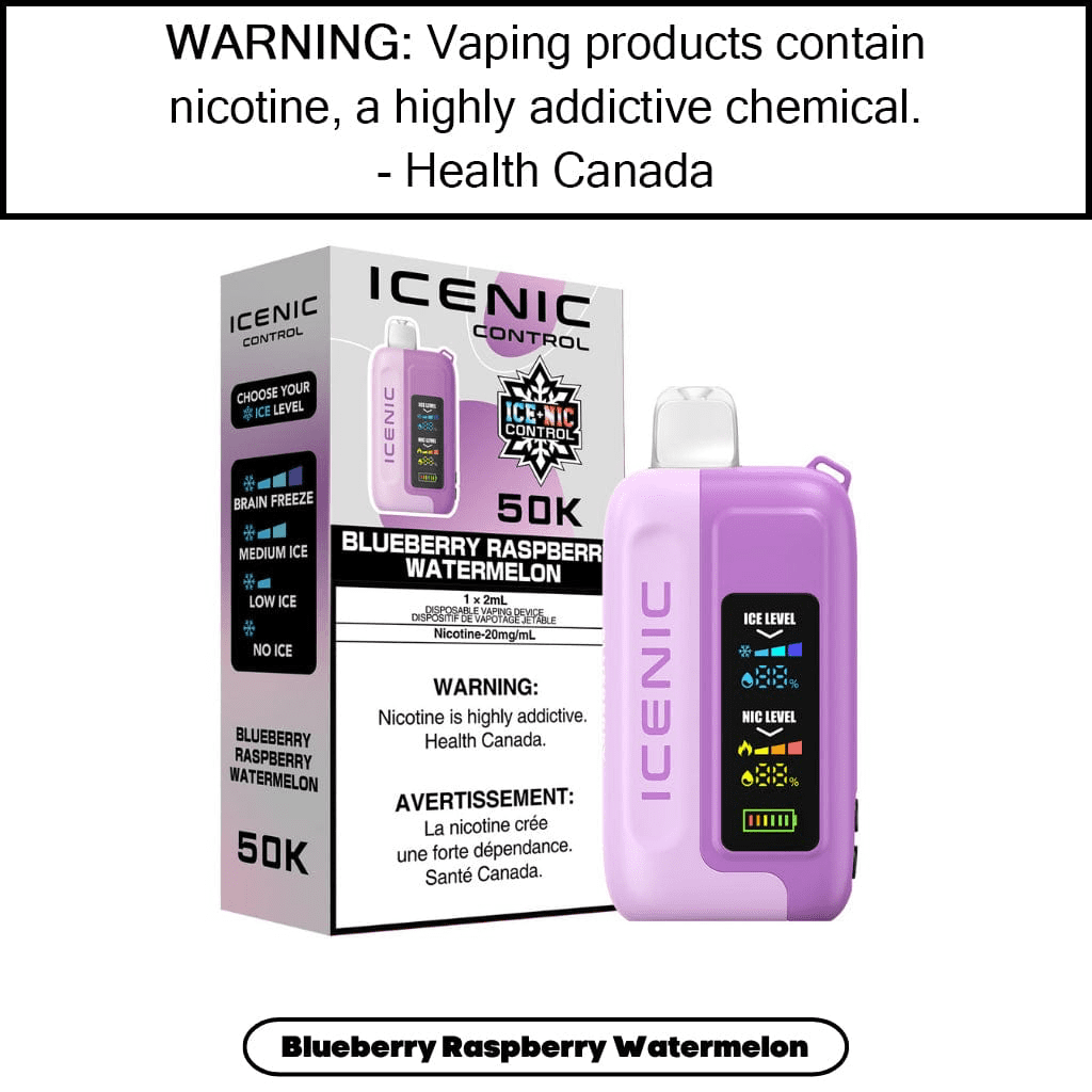 ICENIC : 50k BLUEBERRY RASPBERRY WATERMELON