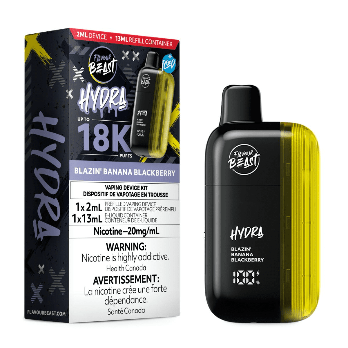 Beast Hydra 18K BLAZIN BANANA BLACKBERRY