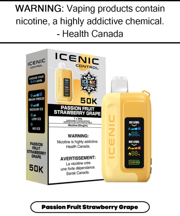ICENIC : 50k PASSION FRUIT STRAWBERRY GRAPE