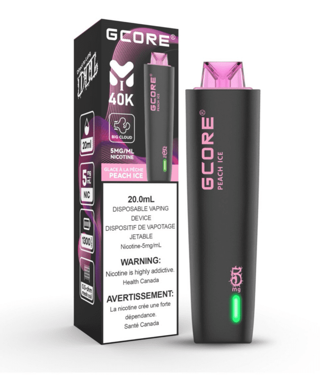 G-Core DTL ( Hookah Vape ) peach Ice