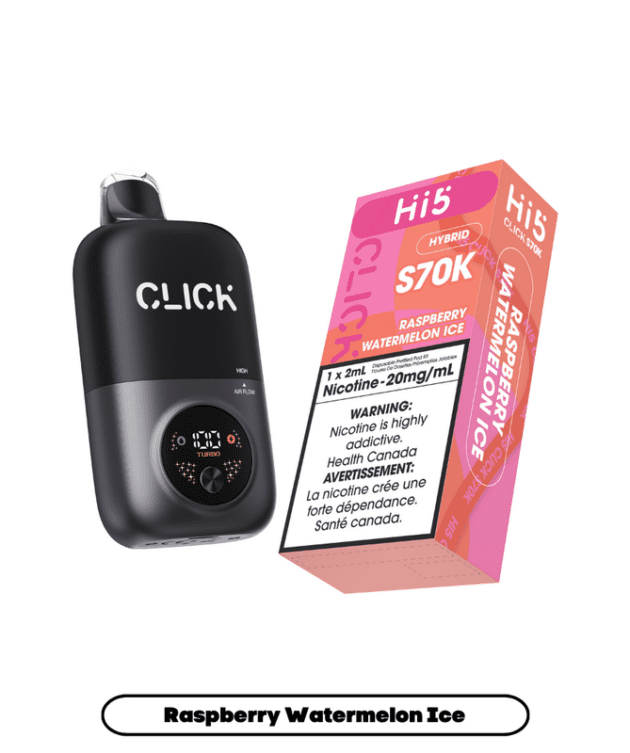 HI5 Click S70K Puffs Hybrid Raspberry watermelon ice