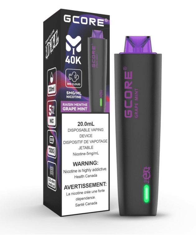 G-Core DTL ( Hookah Vape ) Grape Ice