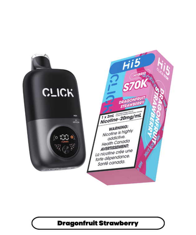 HI5 Click S70K Puffs Hybrid Dragonfruit strawberry