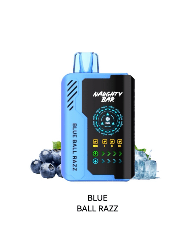 Naughty Bar  Blue Ball Razz