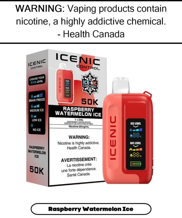 ICENIC : 50k RASPBERRY WATERMELON ICE